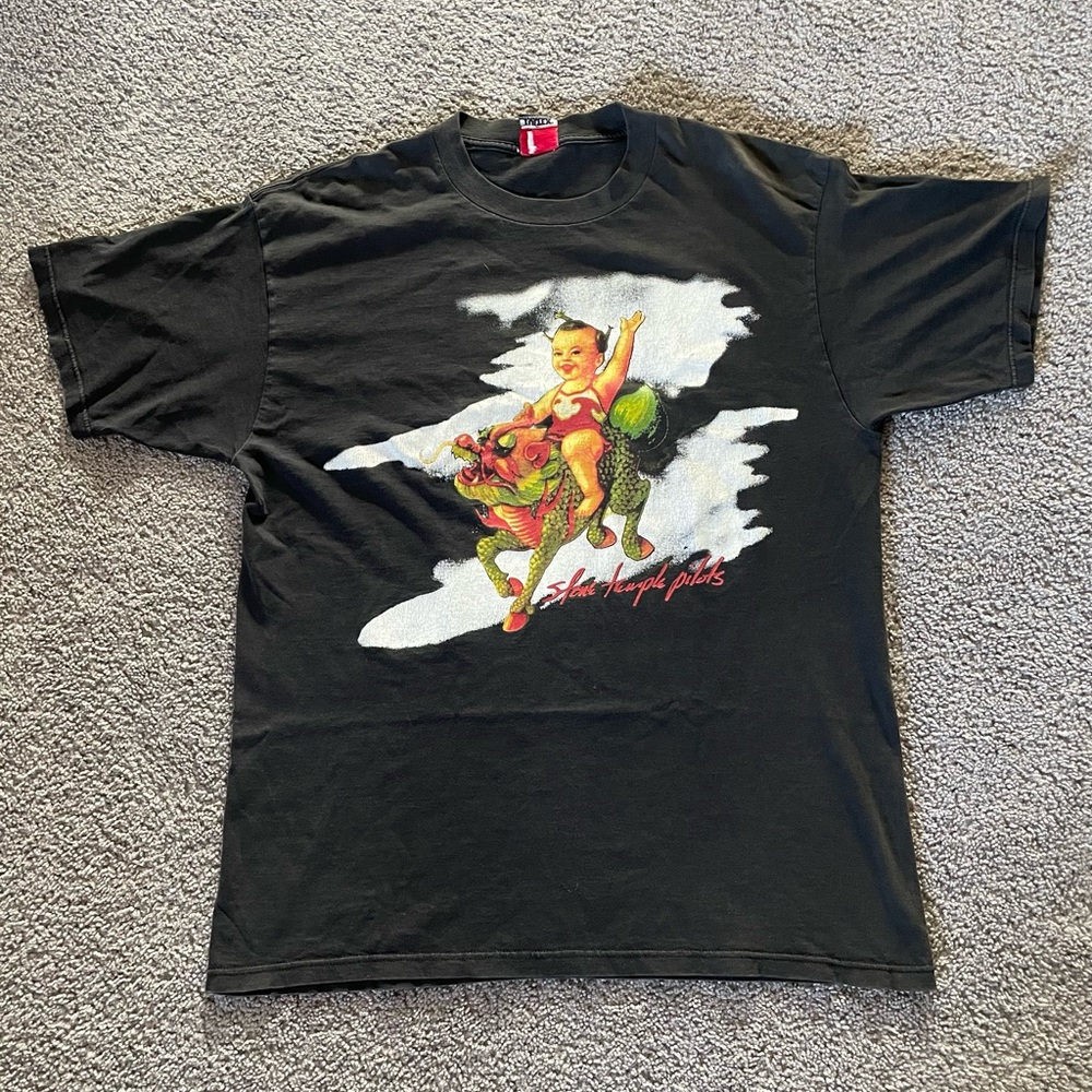 Vintage Rare Authentic 1994 Stone Temple Pilots STP Purple Tour Giant Band Shirt